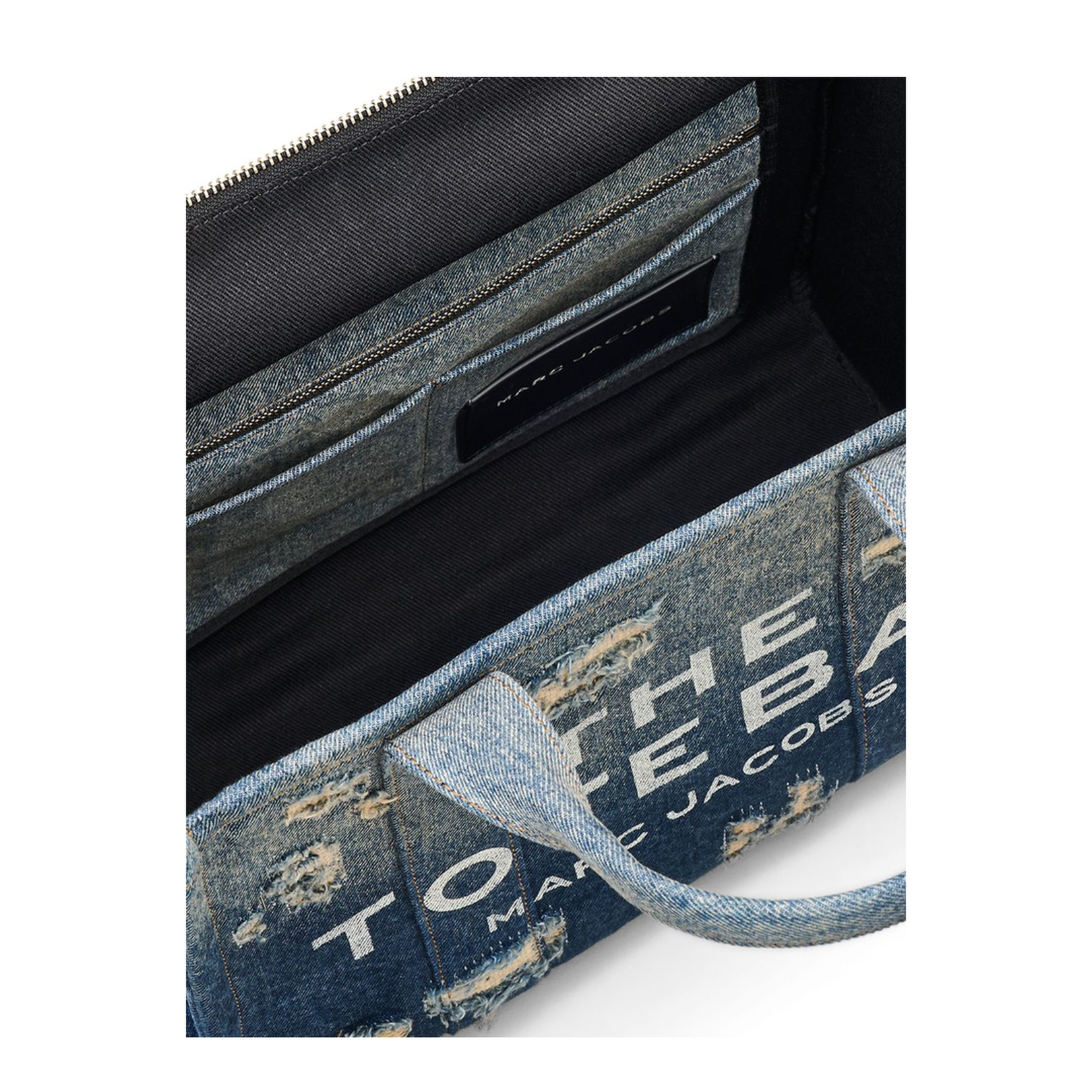 Rip And Repair Denim Medium Tote Bag