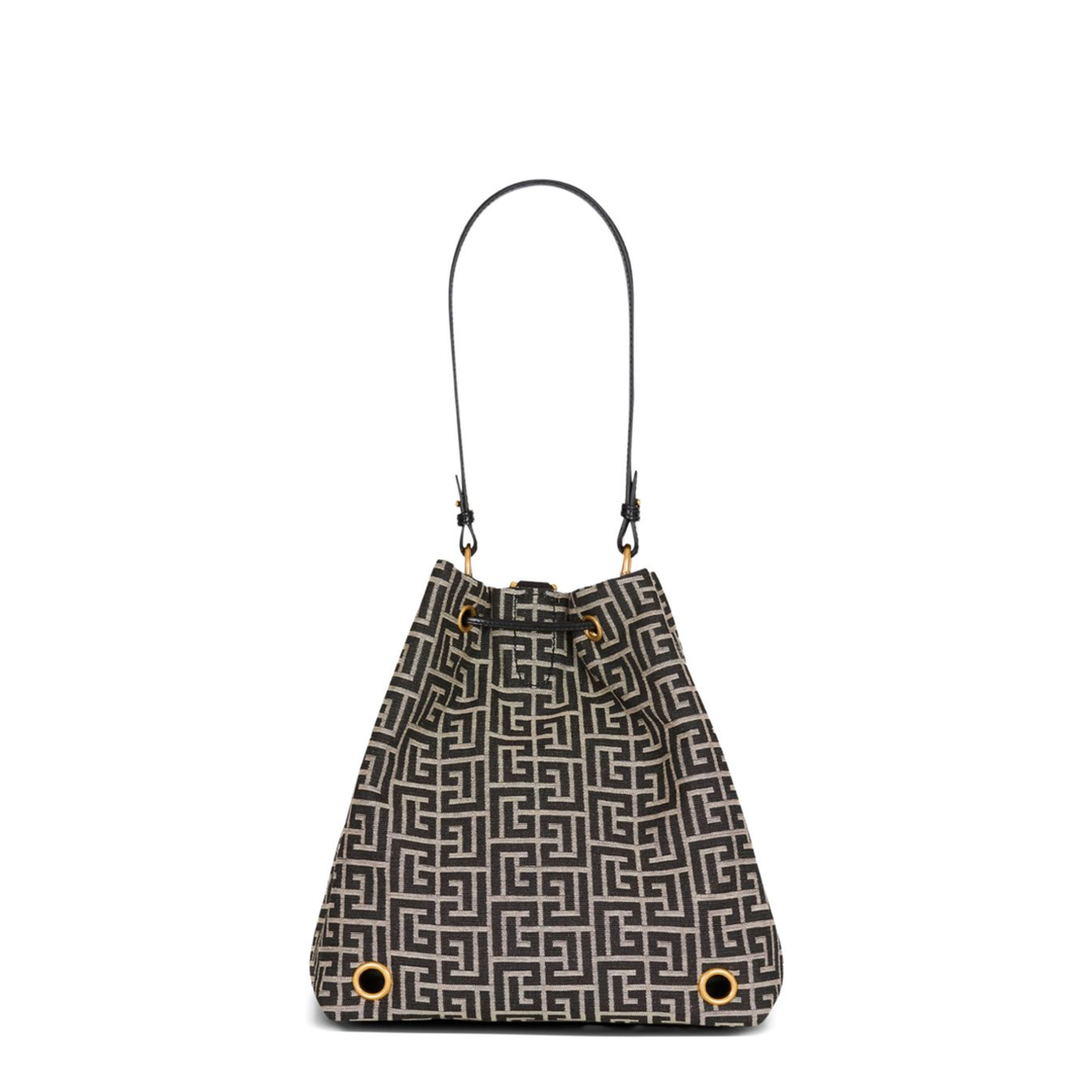 Pulse Monogram Jacquard Backpack - Black