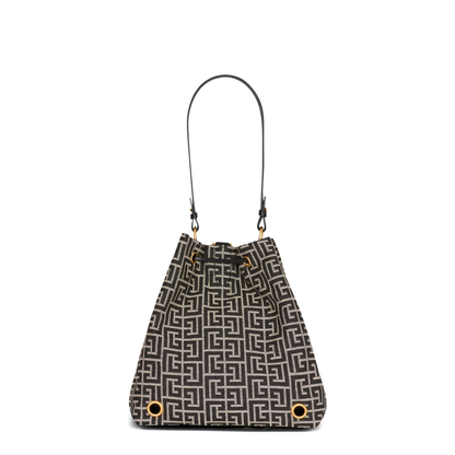 Pulse Monogram Jacquard Backpack - Black