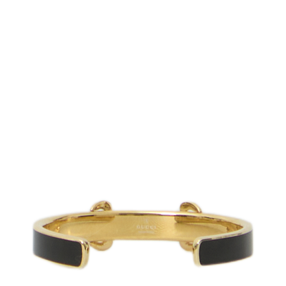 MAYFEYR - Gucci - Black Enamel Rigid Bracelet With Horsebit Detail - A0005FJ16318029