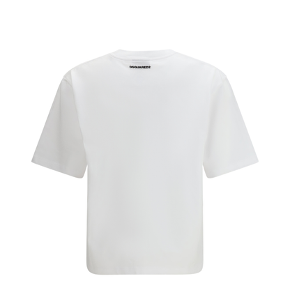 MAYFEYR - Dsquared2 - T-Shirt In Cotton With Icon Graphic Print - S78GD0121D20033
