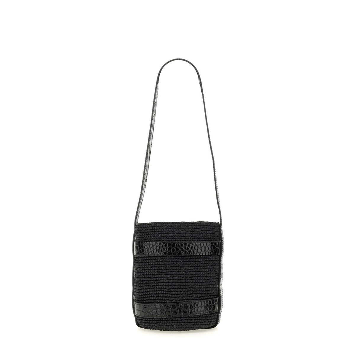 MAYFEYR - MANEBI - Bucket Bag - L98CTRAFFIALEATHERBLACKBLACK