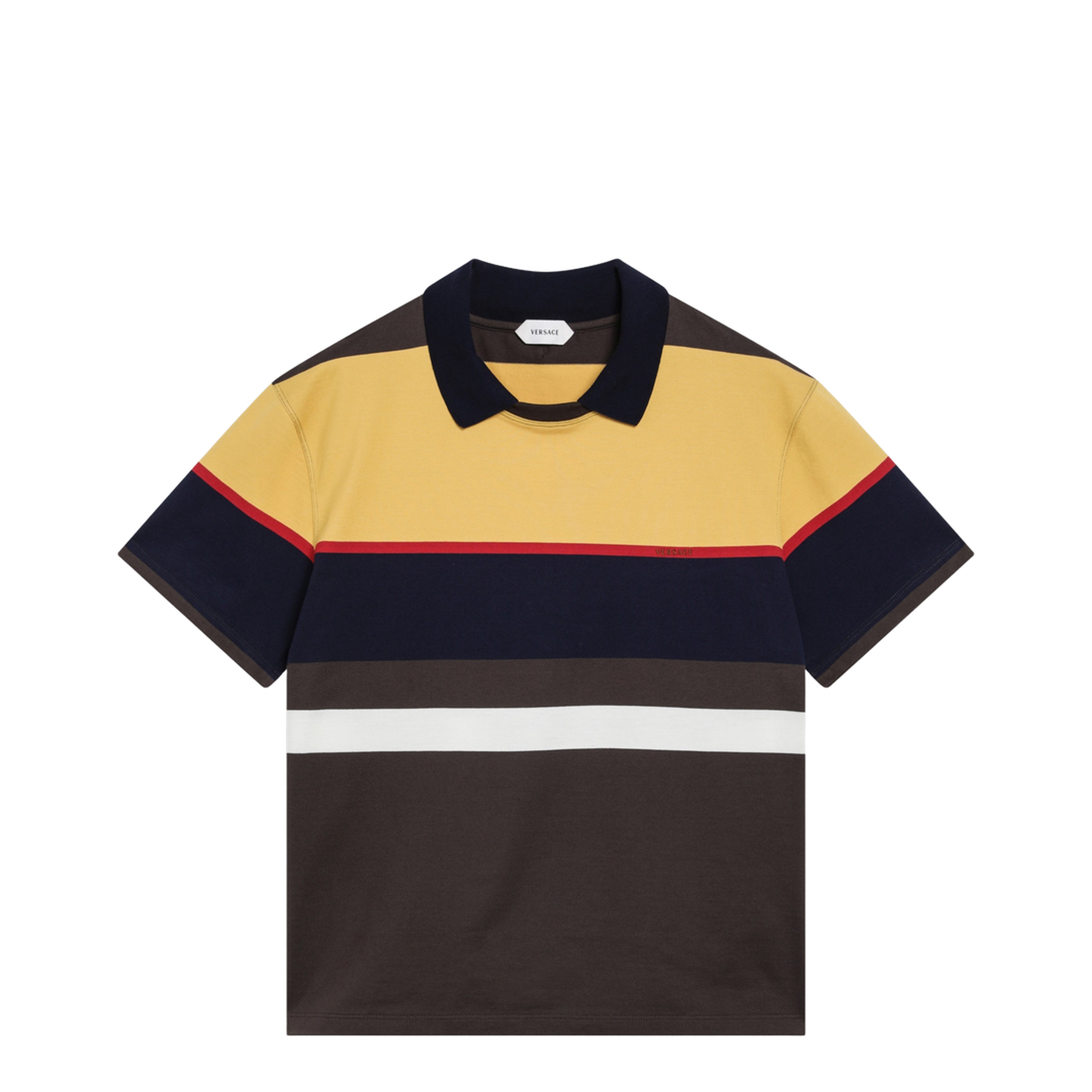 Men's Multicolor Striped Cotton T-Shirt