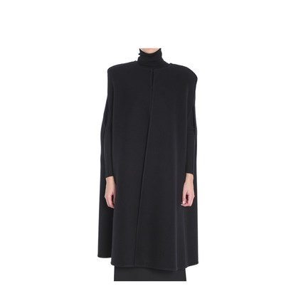 Fluffy Cashmere Blend Cape