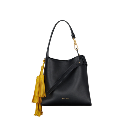 Mini Belted Hobo Bag in Leather