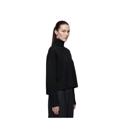 MAYFEYR - Loulou Studio - Black Jonah Turtleneck Sweater - JONAHBLACK