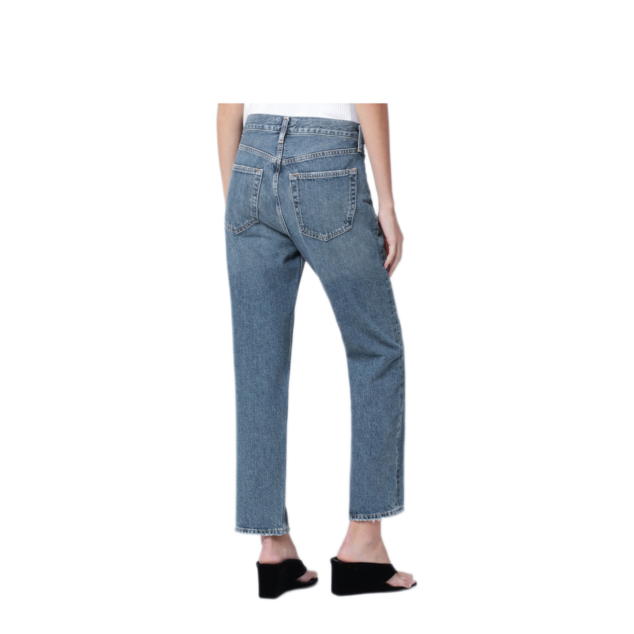 MAYFEYR - Agolde - Valen Jeans In Surround Blue - A195B1601SURRD