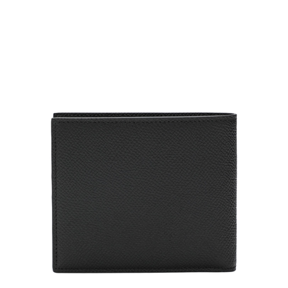 MAYFEYR - Dolce & Gabbana - Black Dauphine Leather Wallet With Logo Plaque - BP1321AG21980999
