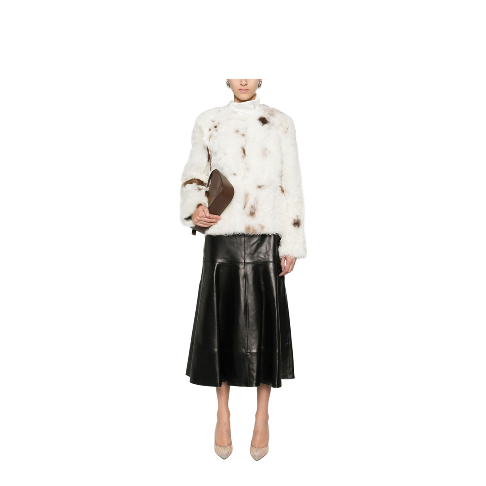 Hypnotic Spot Shearling Jacket