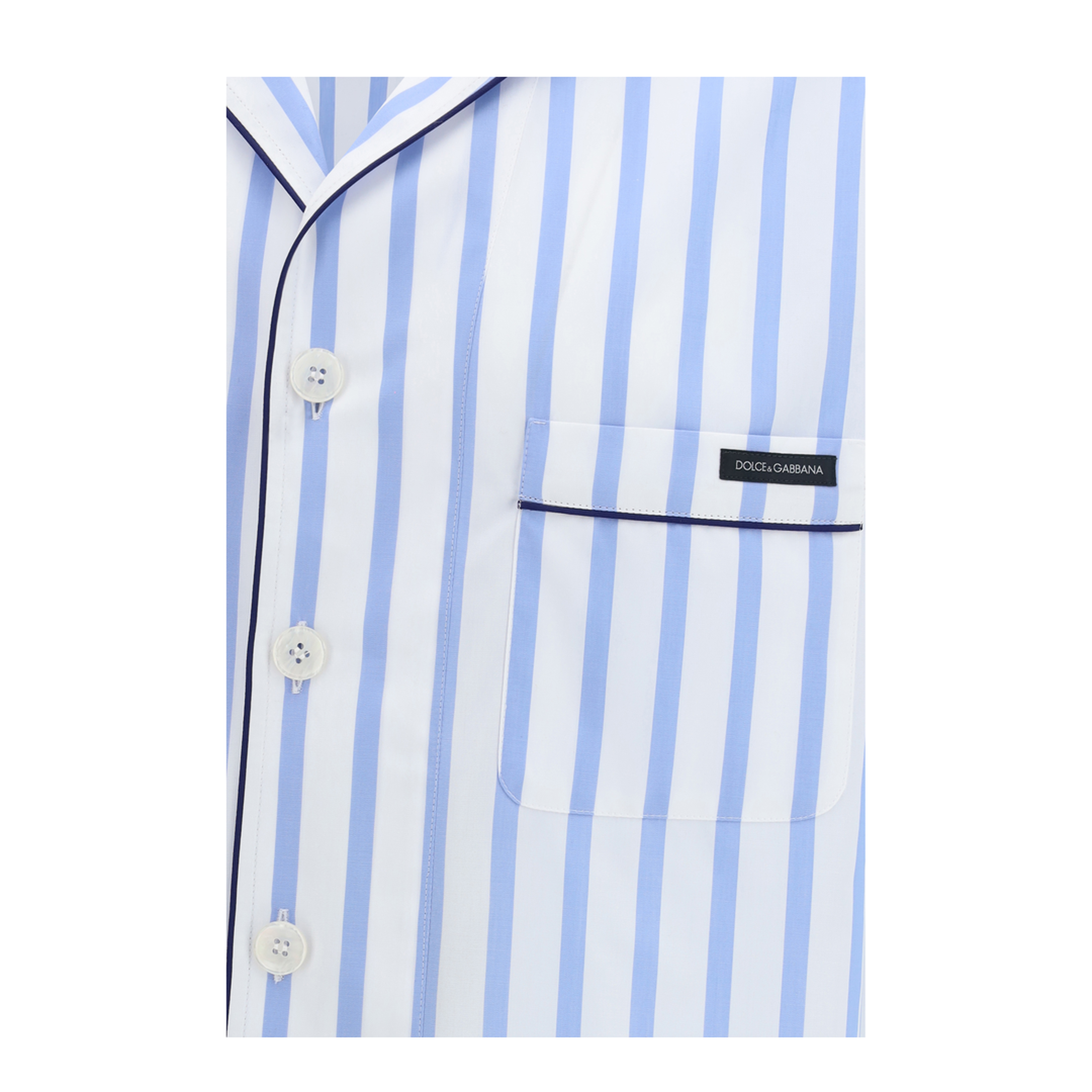 MAYFEYR - Dolce & Gabbana - Short Sleeve Striped Shirt - G5OL5TFR52WS8051
