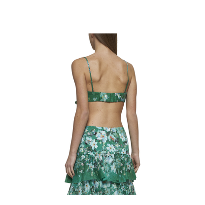 Draped Bow Tops Green