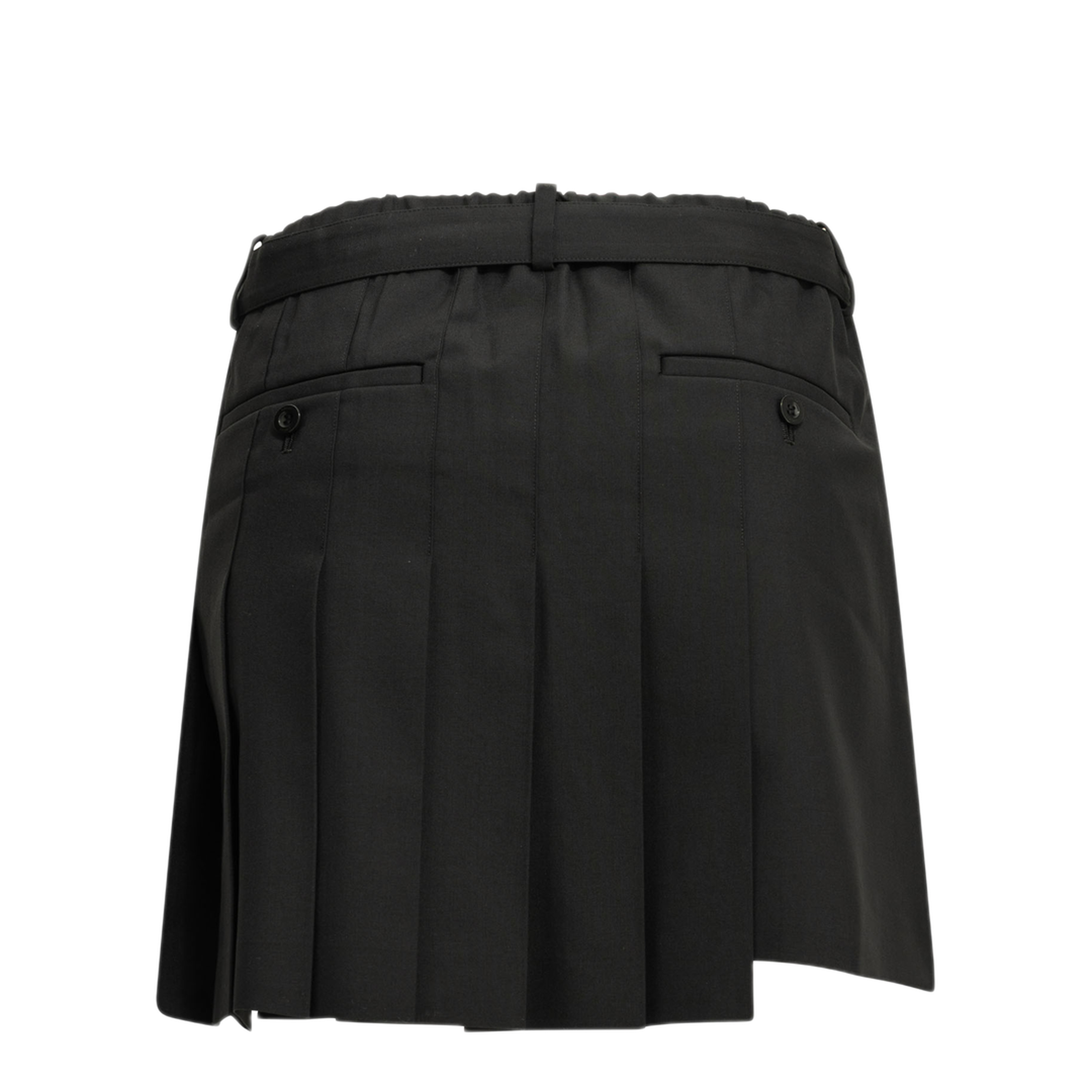 MAYFEYR - Sacai - Formal Shorts Made Of Wool Blend - 2608573001