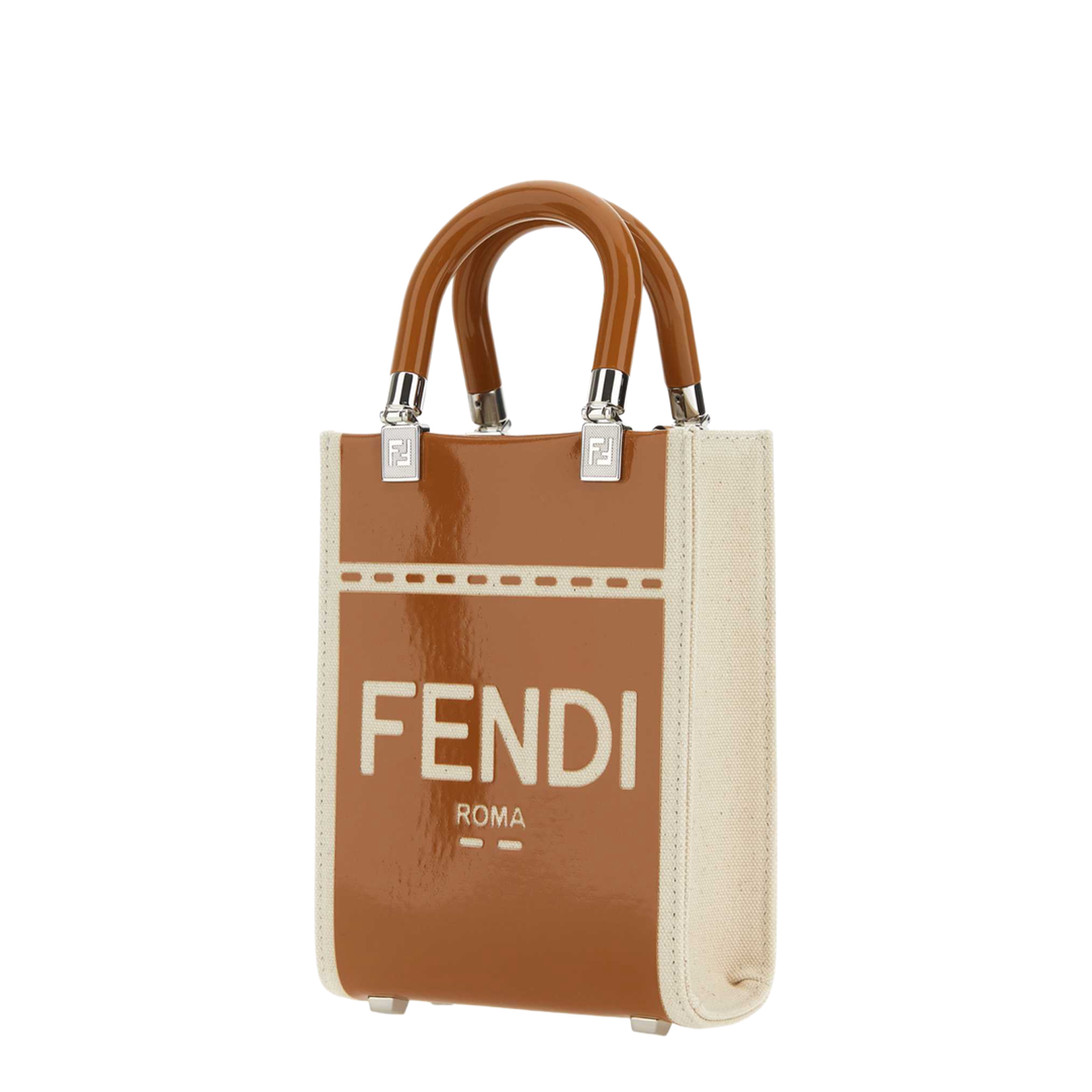 Sunshine Small Canvas Top Handle Bags - Tan
