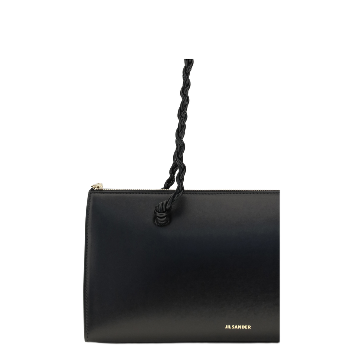 Calf Leather Shoulder Bag - Black