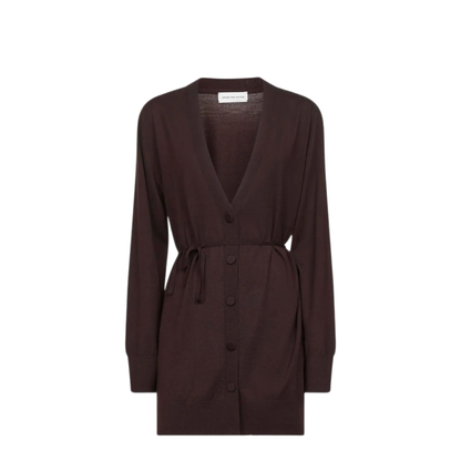 MAYFEYR - Dries Van Noten - Tibati Long Cardigan With Thin Belt - 0112042700704