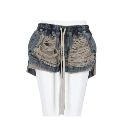 MAYFEYR - Rick Owens - Denim Shorts - DS02F6319DMISH56
