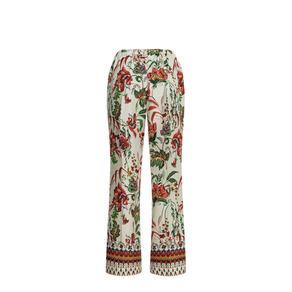 MAYFEYR - Samantha Sung - Silk Trousers - PIGIAMAPANTASIANBOTANICWHITE