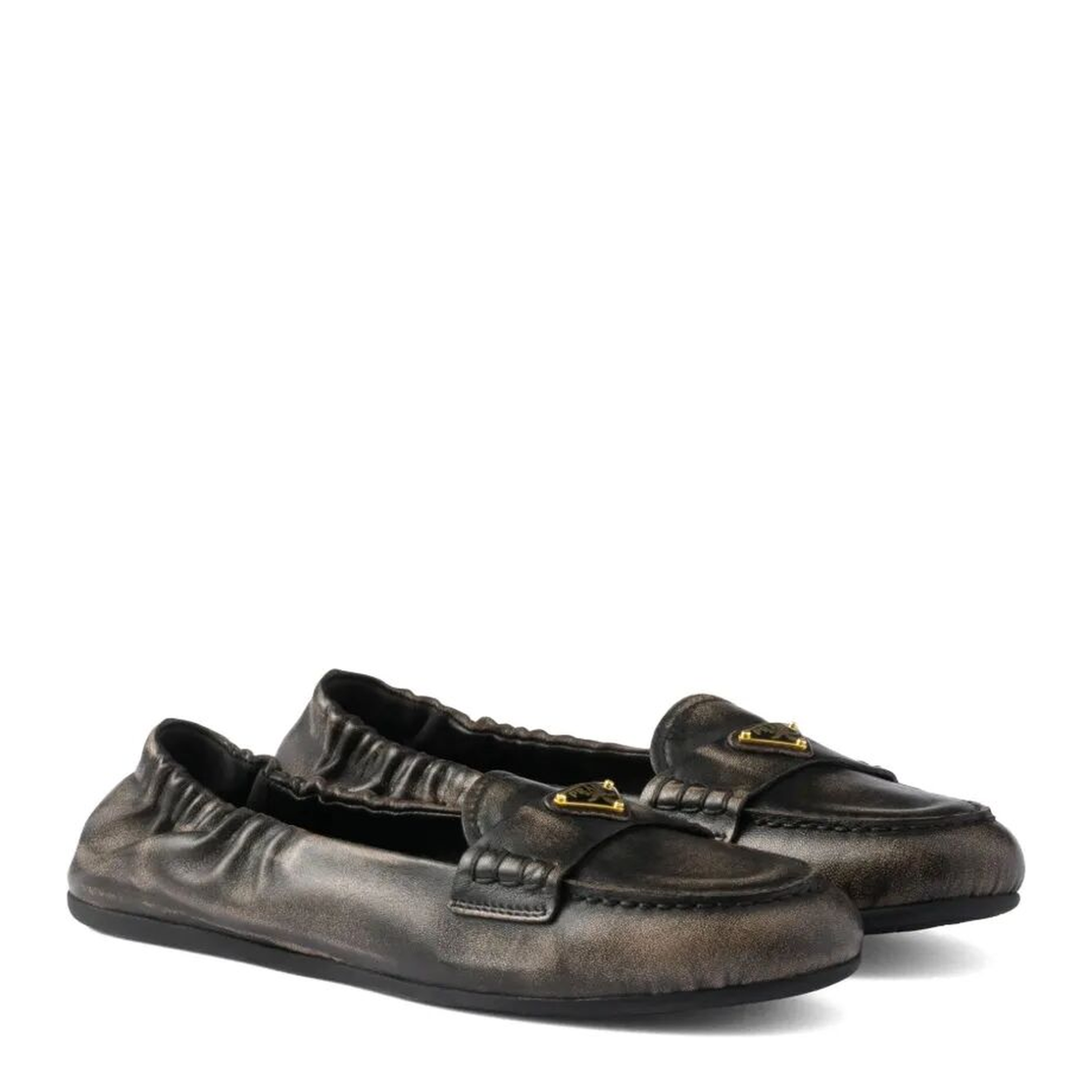 MAYFEYR - Prada - Deconstructed And Flexible Nappa Leather Loafers - 1D922NF0056H3