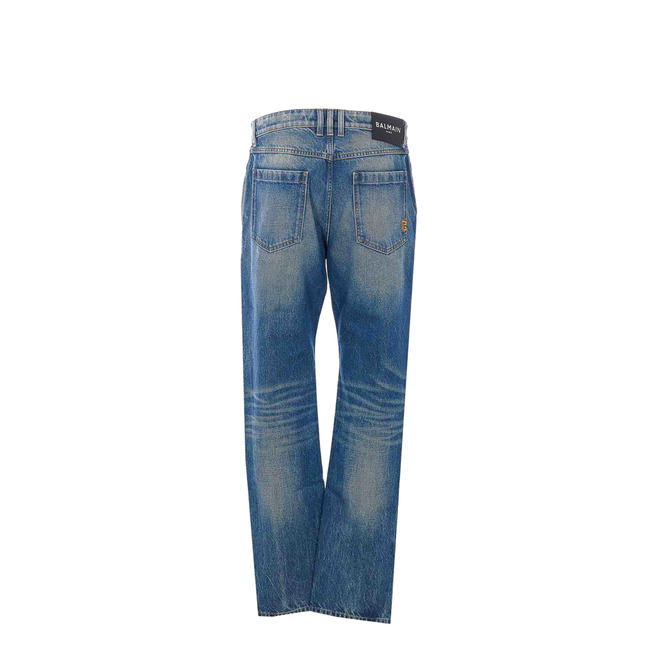 Straight Fit Jeans In Blue