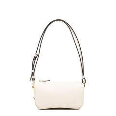 Half Horsebit Mini Soft Grain Leather Bag - Ivory