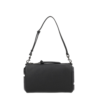 The Snapshot Calf Leather Shoulder Bag - Black