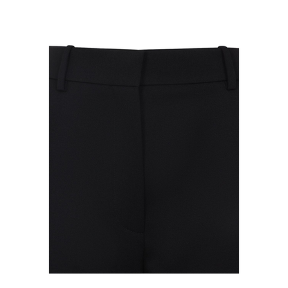 High Waist Wool Trousers
