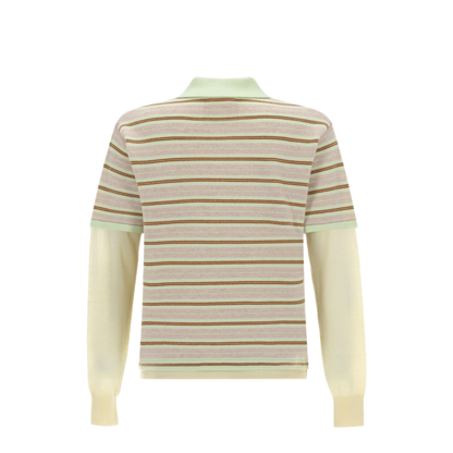 MAYFEYR - Guest In Residence - Layered Stripe Rugby Polo Shirt - W40710JLLMWSHCO