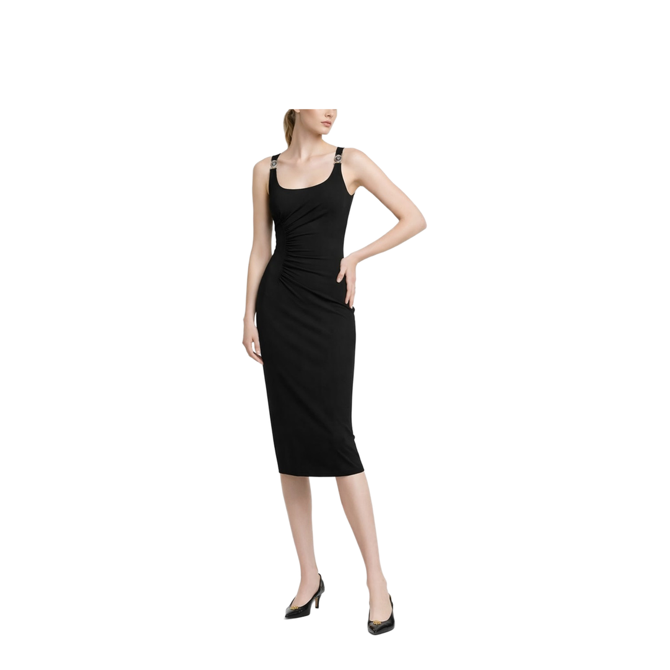 Draped Dress Black