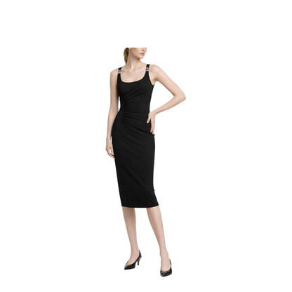 Draped Dress Black