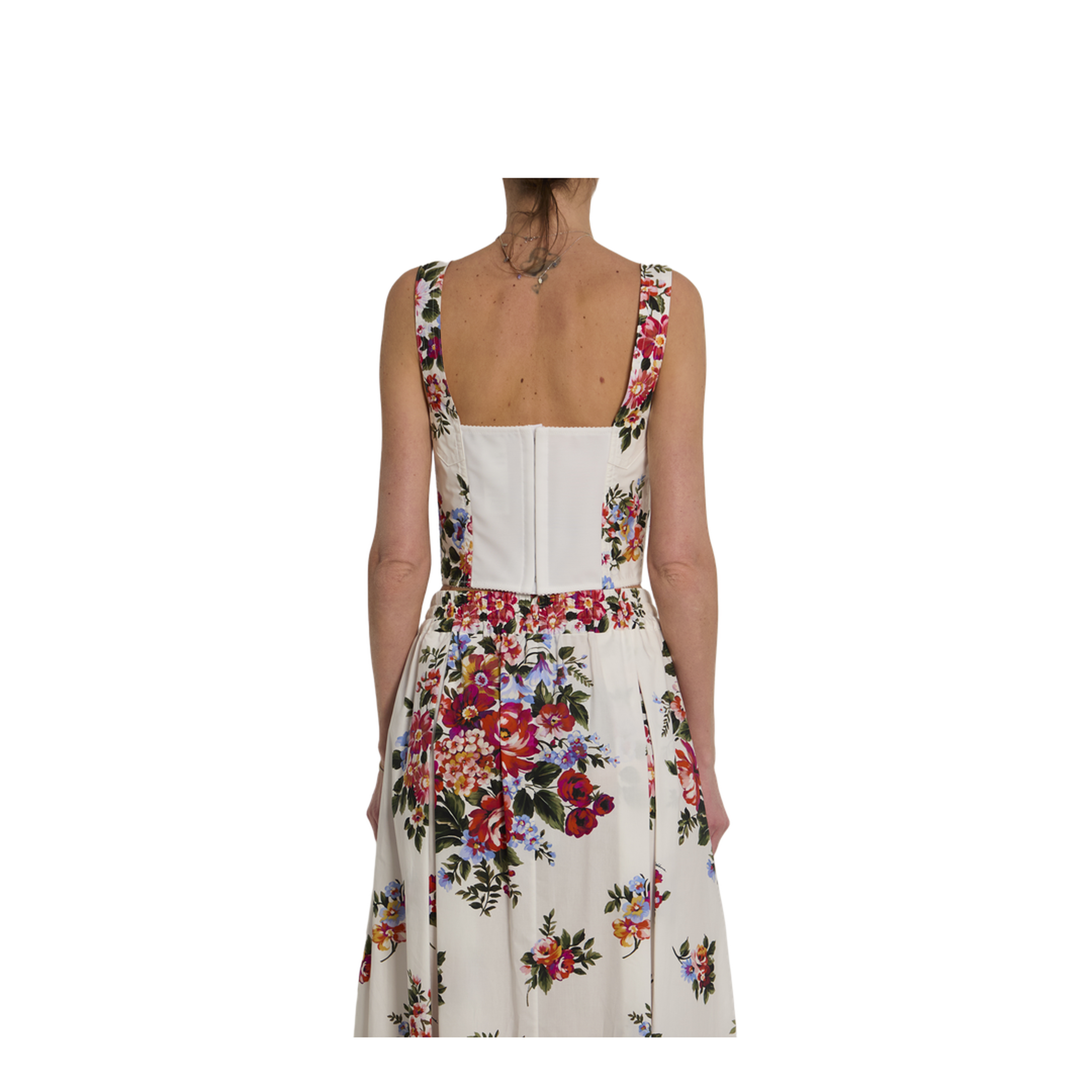 Bustier Top with Floral Print