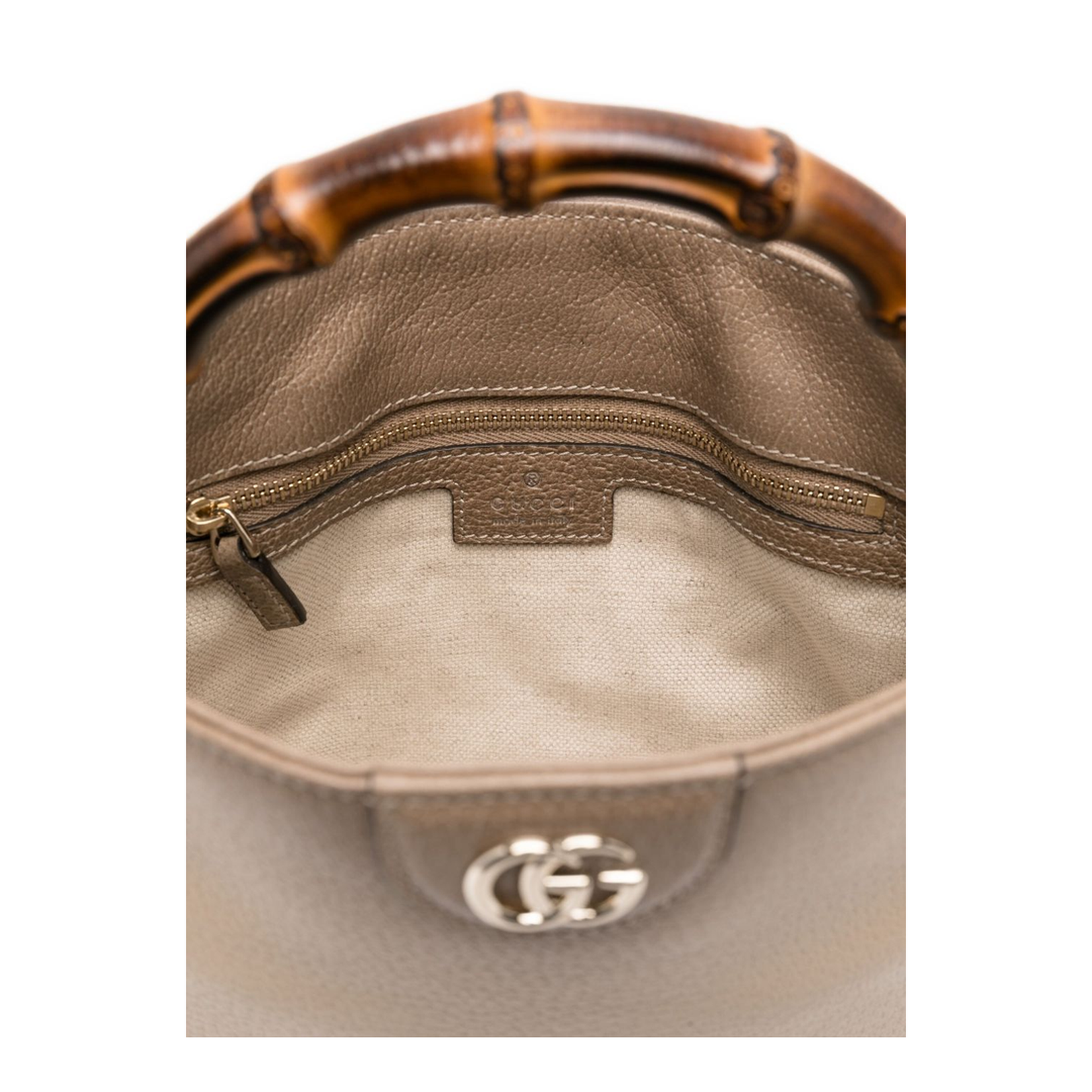 Diana Small Shoulder Bag in Gradient Oatmeal Leather