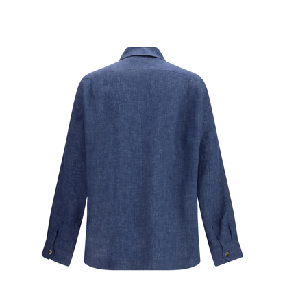 MAYFEYR - Brunello Cucinelli - Easy Fit Linen Shirt - MF6300648