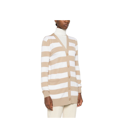Virgin Wool Sand Cardigan