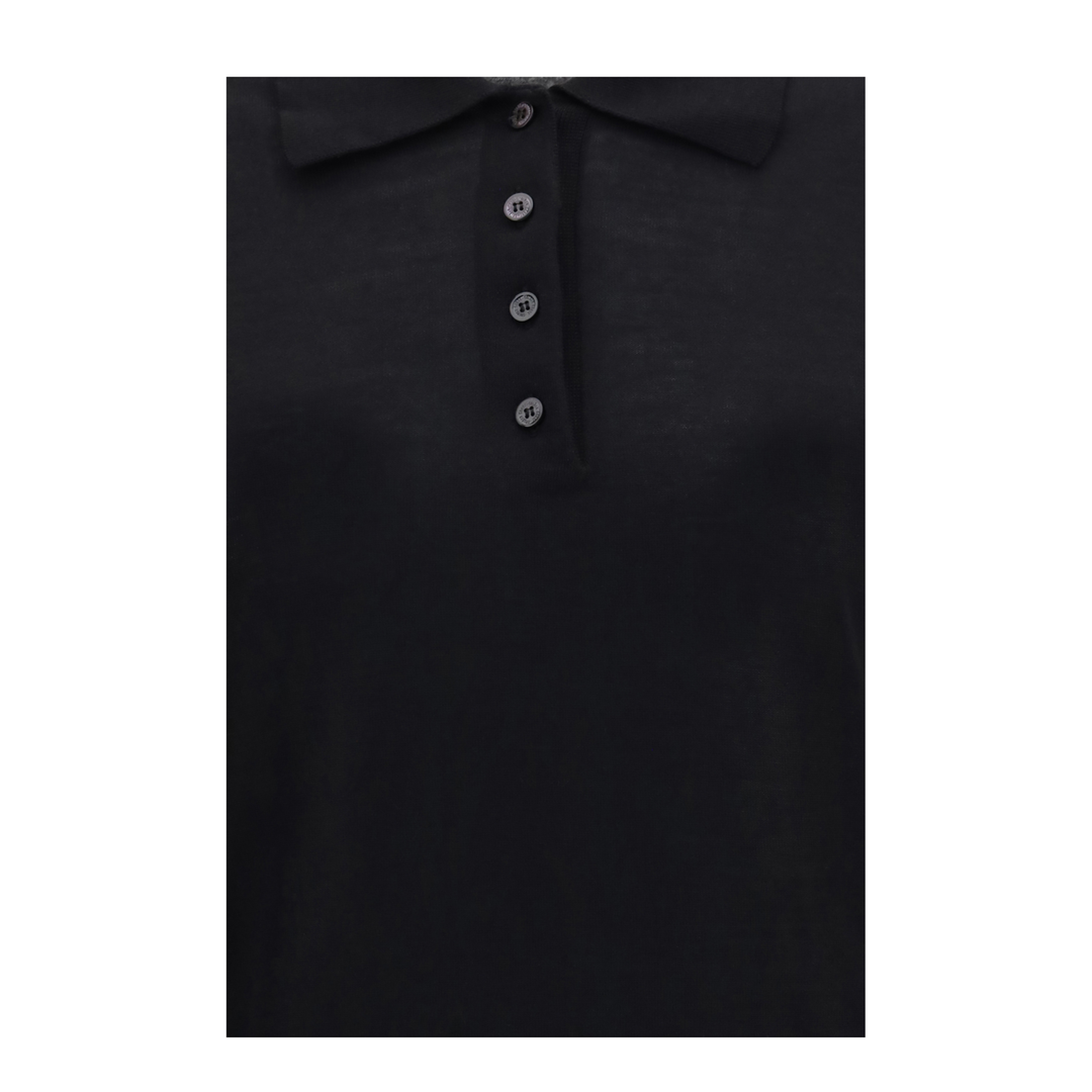 MAYFEYR - Golden Goose - Long Sleeve Merino Wool Polo - GWP01354P00104190100