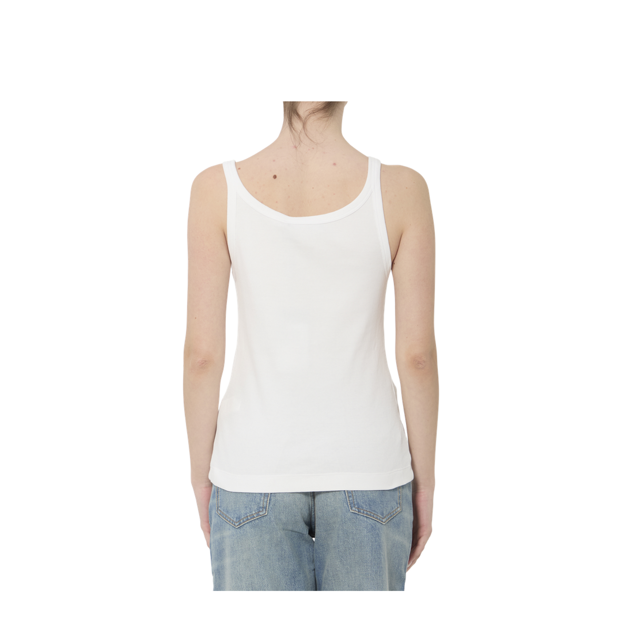 MAYFEYR - Dolce & Gabbana - Ribbed Tank Top - F8W45TFU7AVW0800
