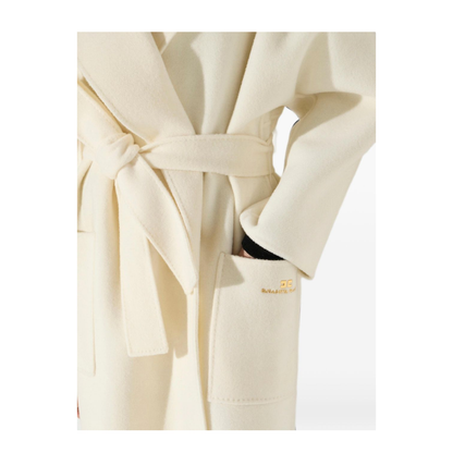 MAYFEYR - Elisabetta Franchi - Coat White - CP01D66E2193