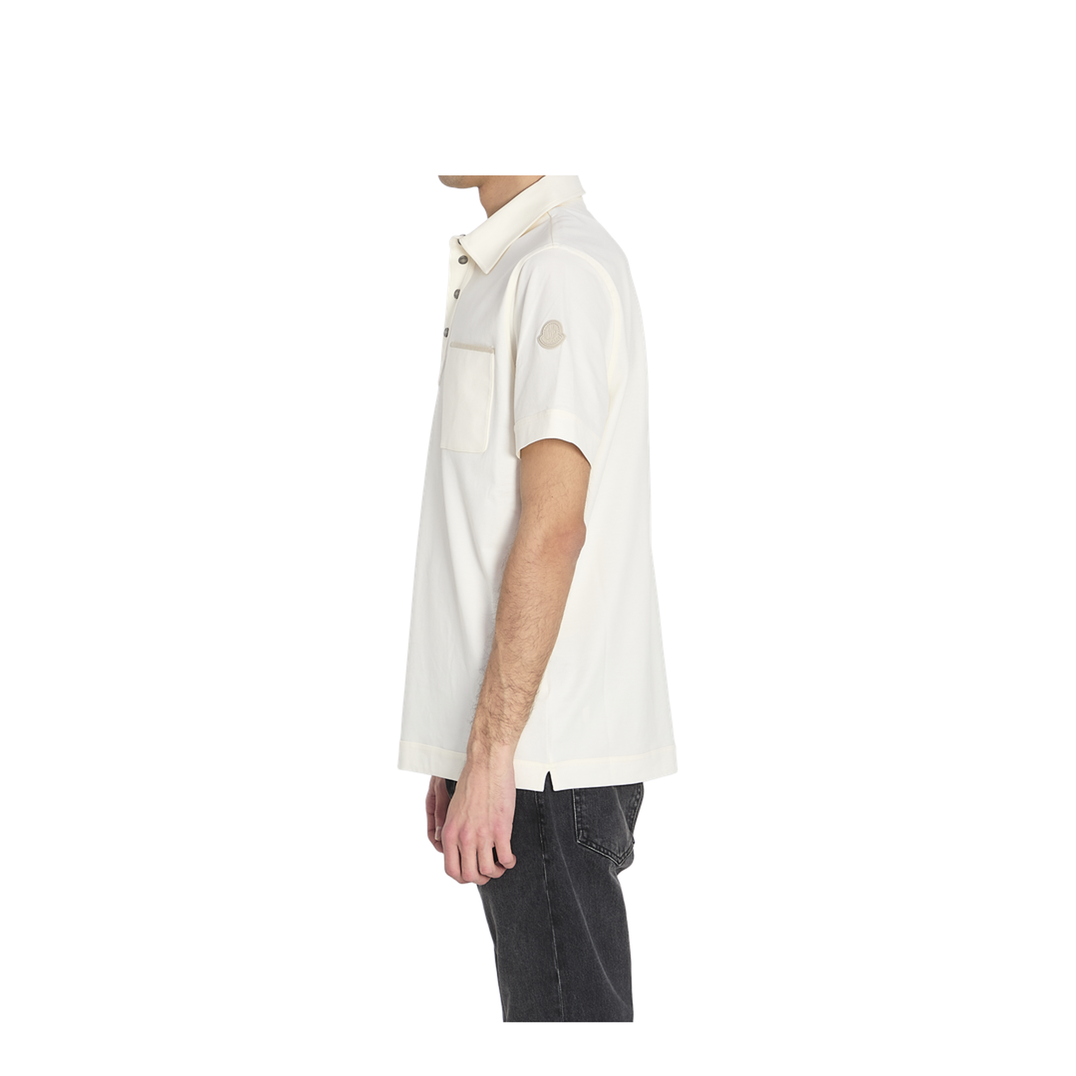 MAYFEYR - Moncler - Polo Shirt In Stretch Cotton Piqué - L10918A0002989BEC050