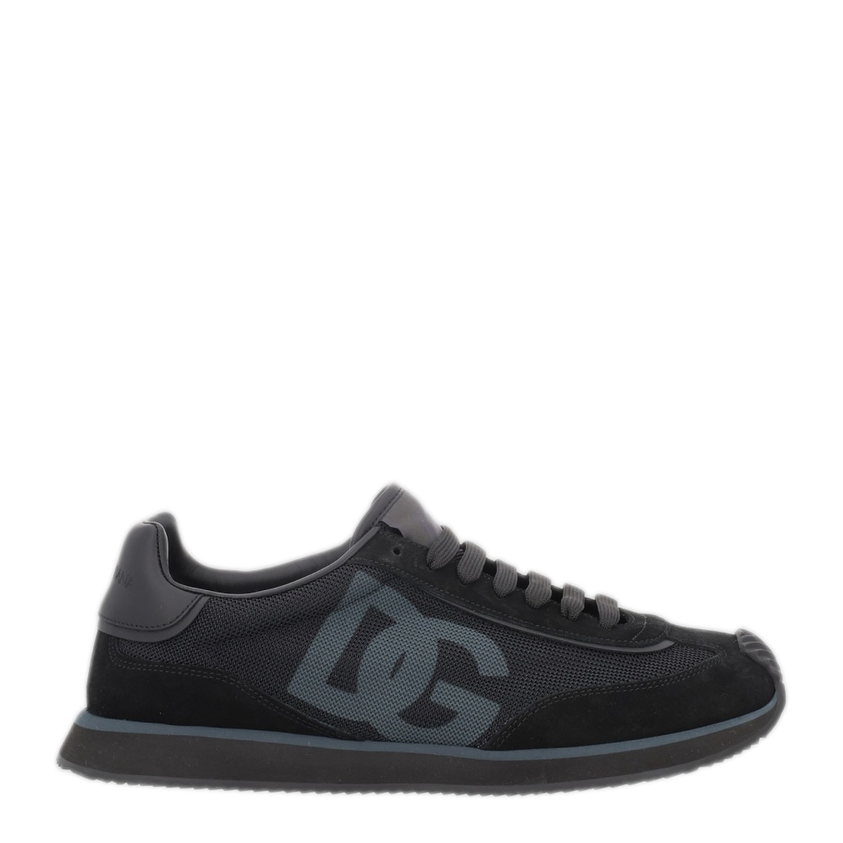 Mixed-Material Cushion Sneakers