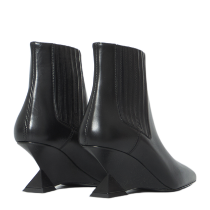 MAYFEYR - The Attico - Cheope Black Ankle Boots - 261WSH00921019AA100