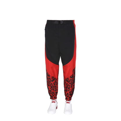 Jogging Pants with Animal Print