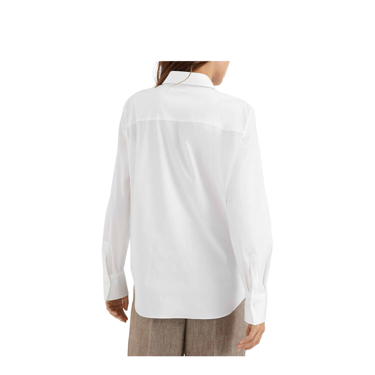 White Poplin Shirt