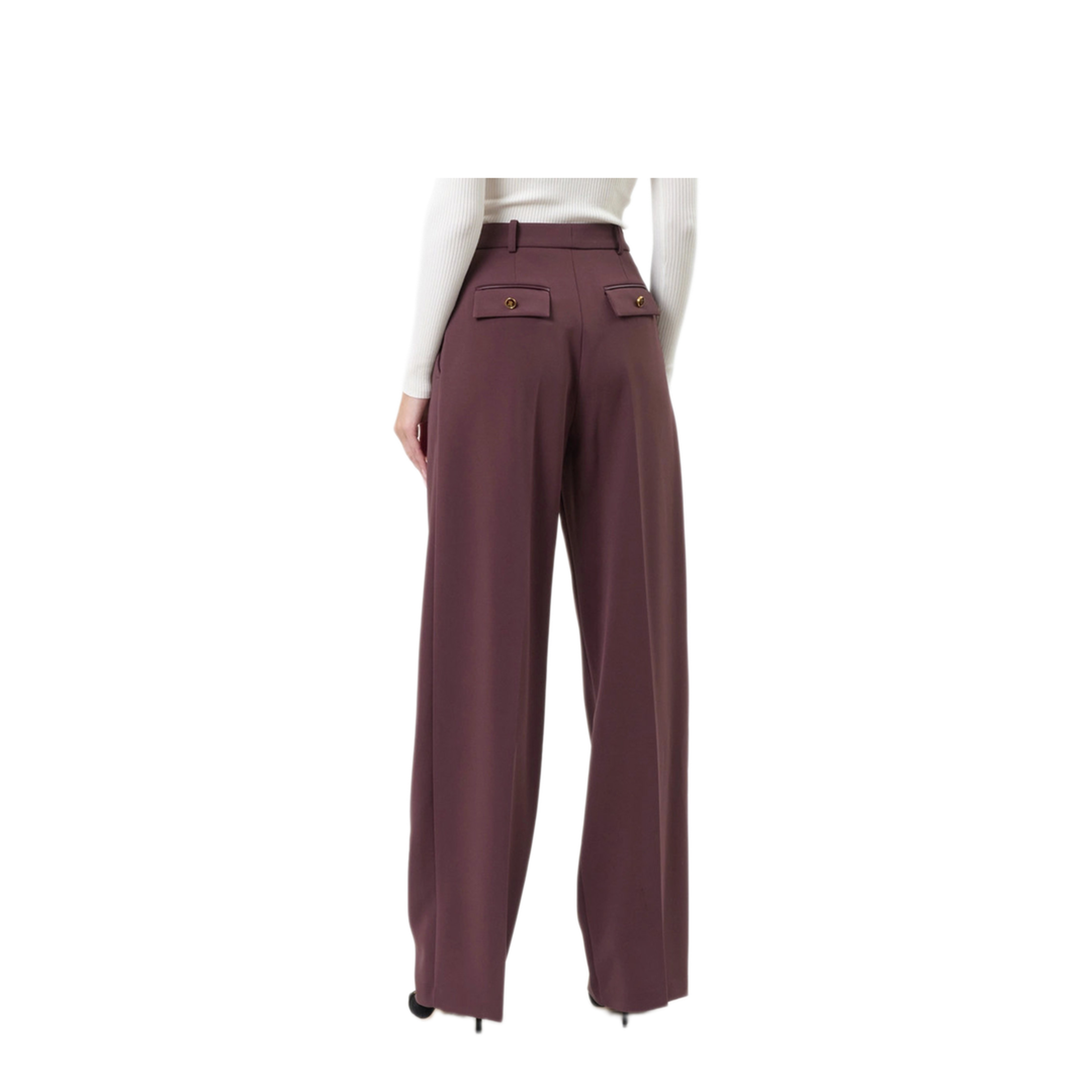 MAYFEYR - Elisabetta Franchi - Trousers - PA12556E2V360