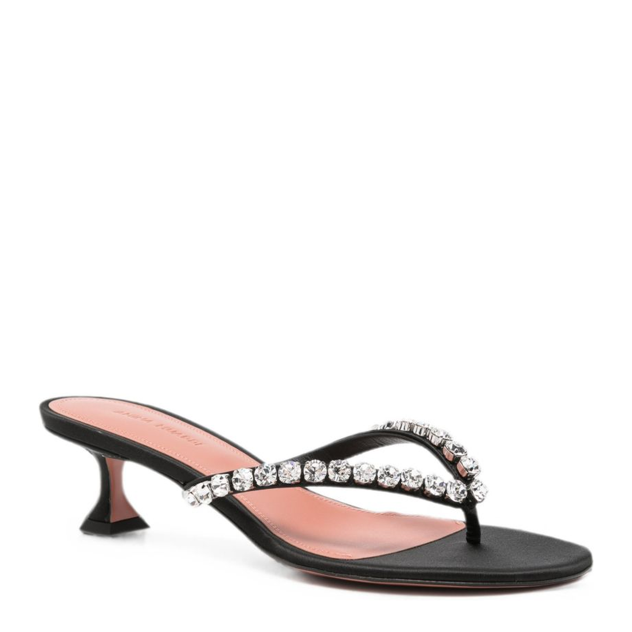 MAYFEYR - Amina Muaddi - Sandals Black - 17S366366GIGBLACKSATIN
