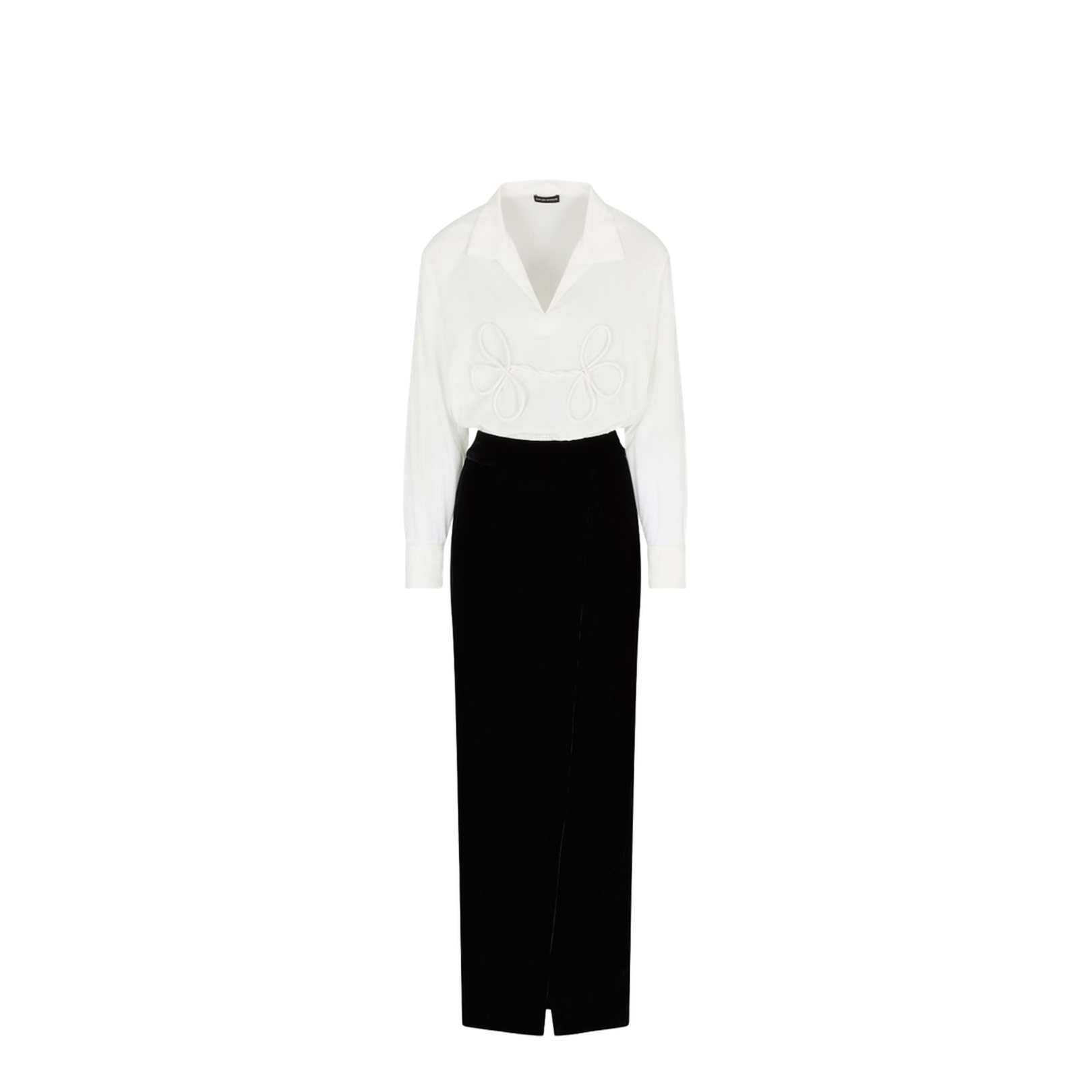 Off-White Velvet Skirt