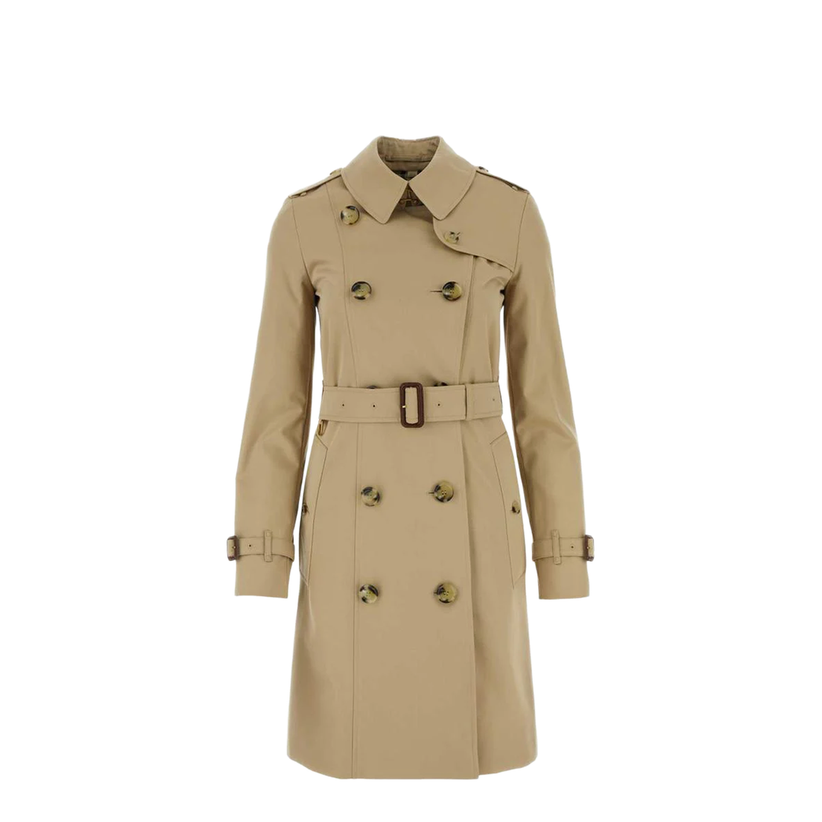 Chelsea Cotton Trench Coat with Side Pocket
