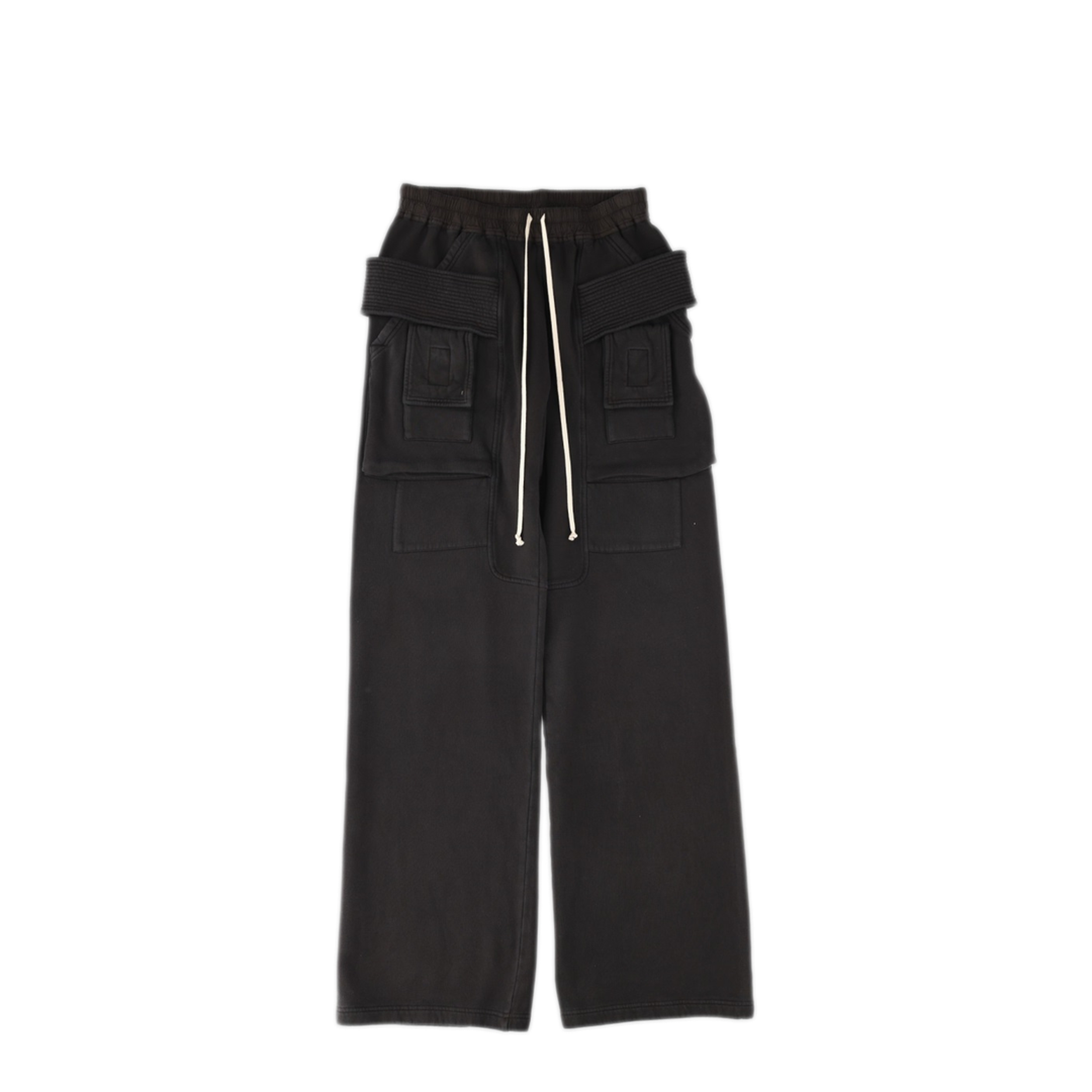 MAYFEYR - Rick Owens - Black Cotton Trousers - DU02F6394F09