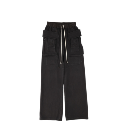 MAYFEYR - Rick Owens - Black Cotton Trousers - DU02F6394F09