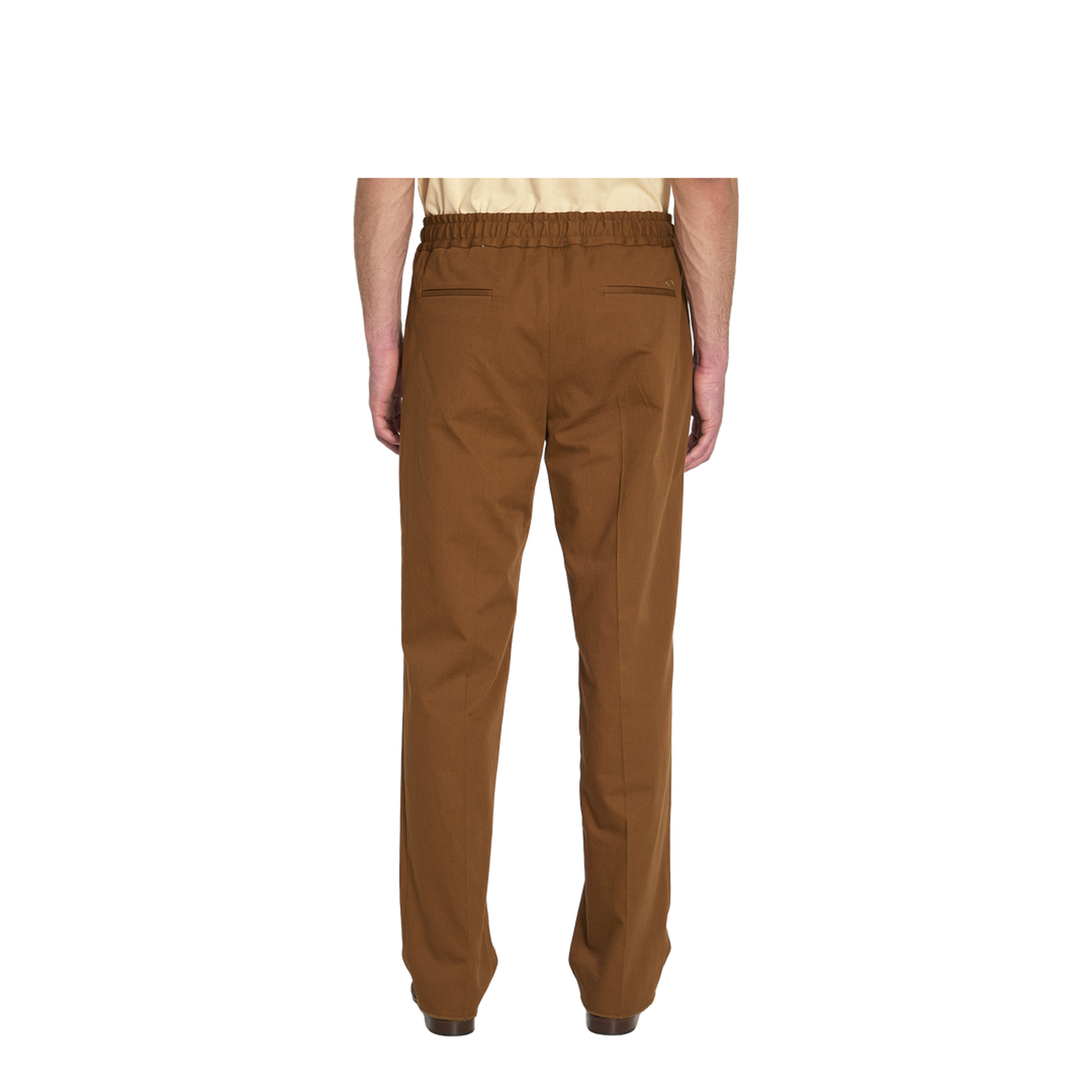 Men's Drawstring Pants Brown