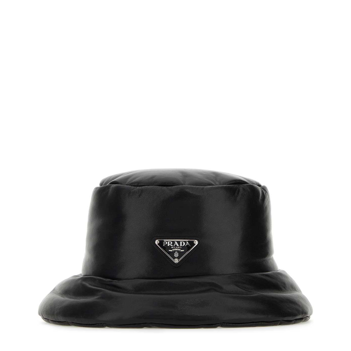MAYFEYR - Prada - Black Nappa Leather Padded Hat - 1HC2482DYIF0002