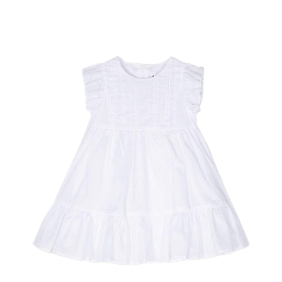 MAYFEYR - Il Gufo - White Cotton Short Dress - P24VM752C0003B010